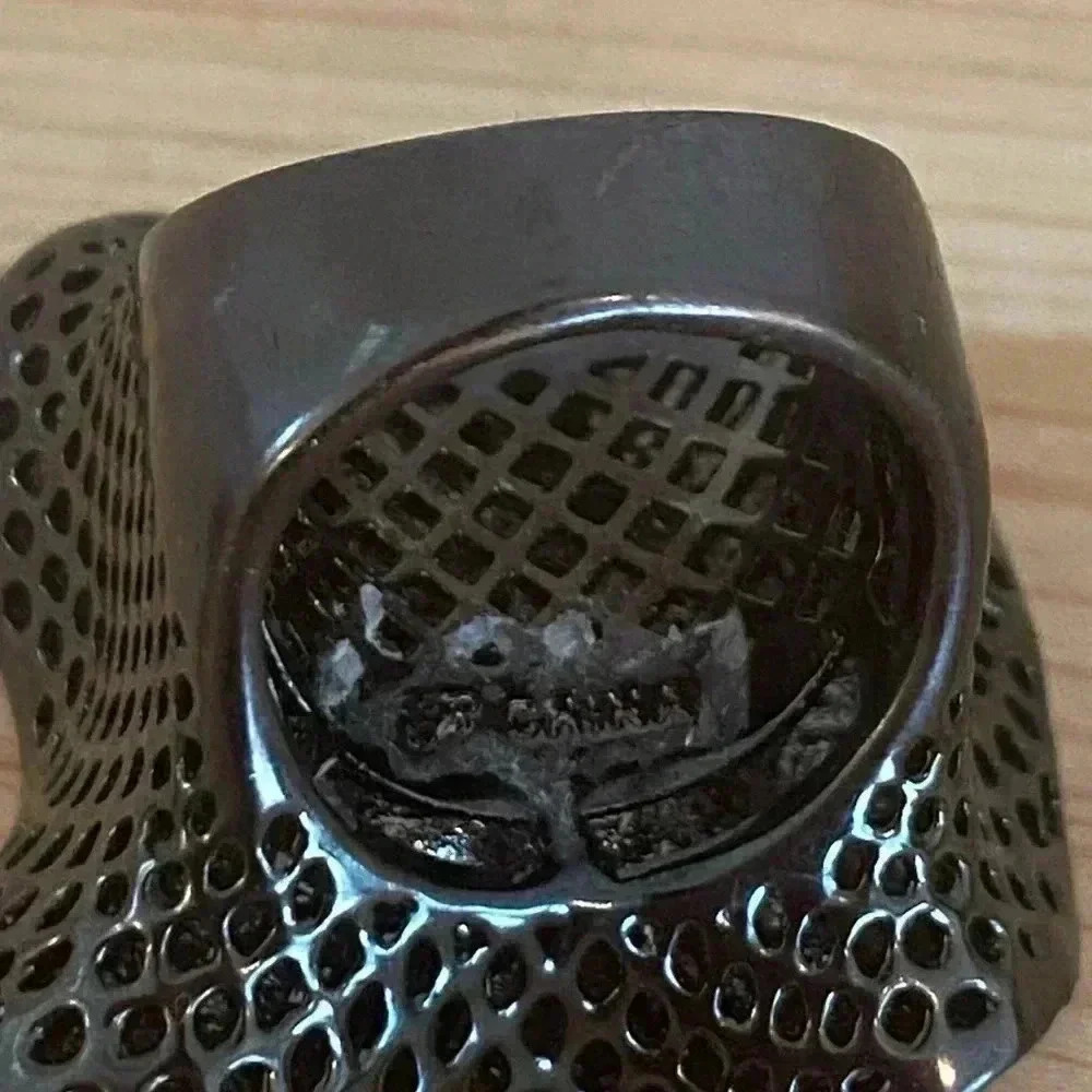 Joan Boyce Crystal Abstract Statement Fashion Ring - image 5